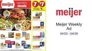 Meijer Weekly Ad 04/22 - 04/28