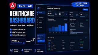 Build a Modern Healthcare Dashboard in Angular | SaaS UI Tutorial