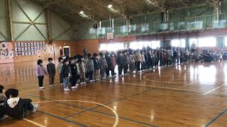 ３月２日　牧之原市立川崎小学校「6年生ありがとうの会」