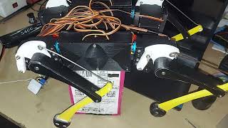 Quadrupedal Robot Prototype and test | DIY ROBODEC, R&D