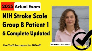 NIH Stroke Scale – All Test Groups A F patients 1 6 Answer keyUpdated 2023 2024