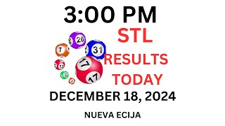 STL NUEVA ECIJA 2nd Draw Result Today 3:00 PM Draw Result Philippines December 18, 2024