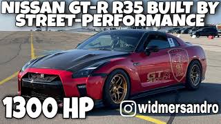 Nissan GT-R built by Street-Performance at SCC500 Rolling 50 @dragy acceleration from 0-340 km/h