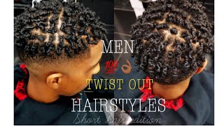 2 Strand Twist Male Short Hair