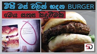 මිනී මස් වලින් හදන  burger | HUMAN BERGER | sathara desin