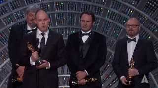"Interstellar" winning the Oscar® for Visual Effects