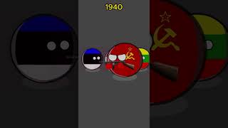 Europe 1939-1941 in ww2  #countryballs #ww2 #ussr #germany