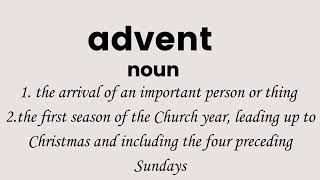 advent