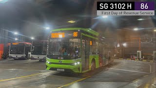 SBS Transit Buses: SG3102H on 86