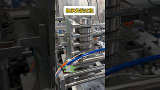 Automatic installation of deep groove ball bearings #bearings #mechanical #maintenance #automation