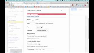 ETC 2.4-2 Embed Google Calendar
