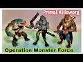 Fresh Monkey Fiction Operation Monster Force Primal Killoworg Maestro Union