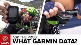 What Do You Have On Your Garmin Screen? GCN Asks The Pros
