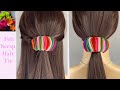 🌸Lovely Hair Tie Made from Felt Scrap | How to make a Scrunchy | Scrunchies de flores | Hair Clips