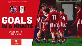 🎥 Goals: Exeter City U18 1 Fulham U18 4 | Exeter City Football Club