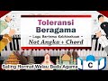Toleransi beragama - Kak Adi Kitana | Keyboard Tutorial Cover in C + Not Angka + Chord