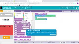 make timer in app lab