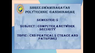 trace and pathping command