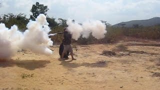 Rocket launcher B40 RPG at a Cambodian army base