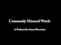 commonly misused words