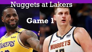 NBA HIGHLIGHTS! Denver Nuggets at LA Lakers I Full Game Highlights I Game 1 I 2020 NBA Playoffs