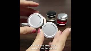 Wholesale 1Oz 30g Silver Metal Cans Lip Balm Tins Cosmetic Skin Care Aluminum Jar