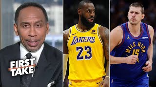 FIRST TAKE | Stephen A. Smith: Don't let LeBron get ONE. Lakers will bounce-back series vs Nuggets