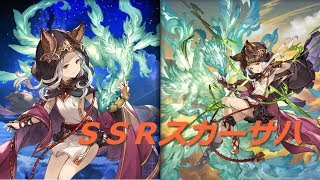 【グラブル】スカーサハ戦闘動画（withノイシュ）