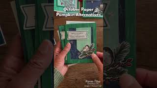 Nests of Christmas Paper Pumpkin Alternatives