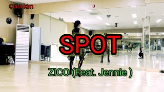 [K-POP] SPOT!! - ZICO (Feat. Jennie)/#Zumba/Dance  Workout/Choreo Golfy dance/Clara kim