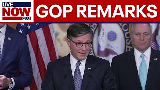 Mike Johnson, House GOP leaders hold press conference