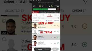 SKN vs GUY Dream11 Prediction | SKN vs GUY Dream11 Prediction Today Match | CPL T20 #msdhoni