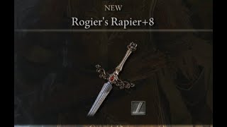 ELDEN RING where to find Rogier s Rapier +8 sword