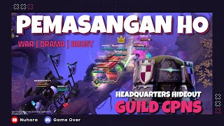 WAR \u0026 DRAMA: Pemasangan HO boost HQ Guild CPNS di Albion Online ⚔️🏰