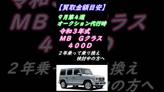 【買取相場】令和4年式、メルセデスベンツ　Gクラス。この条件なら買取店はいくらで買取するんですかね？類似車両の査定歴のある方、是非コメント欄にその時の査定額記入して下さい。みんなで情報共有しましょう