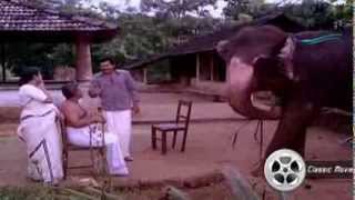 Owner Training His Elephant | Gajakesariyogam | Malayalam Movie scene