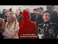Doja Cat Gets Ready for Schiaparelli Wearing Stunning Red Outfit & 30,000 Crystals  Vogue France