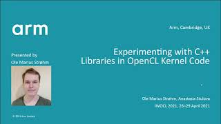 Experimenting with C++ Libraries in OpenCL Kernel Code