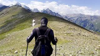 Medew. Furmanov Peak. Chimbulachka - 3450 m. August 2024. Mountains. Tien Shan. Almaty. Kazakhstan.