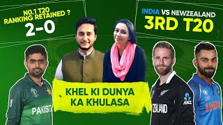 IND V NZ 3rd T20I | PAK clean sweep BAN | Number 1 position retained