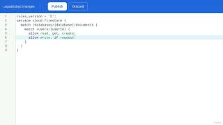234 Firebase Firestore Security Rules