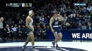 Michigan State Spartans at Penn State Nittany Lions Wrestling: 141 Pounds - Gasca vs. Gulibon