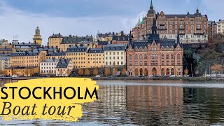 [4K] Stockholm by boat | Boat tour Stockholm, Sweden