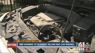 BBB receives hundreds of complaints about company selling car engines online