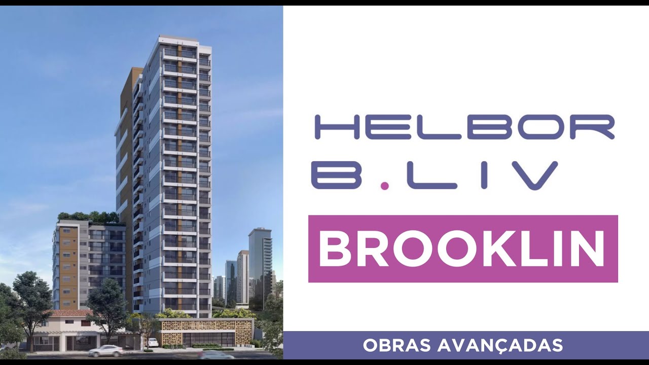 Helbor B.Liv - Brooklin | Apartamentos De 24 E 40m² Na Rua Godói Colaço ...