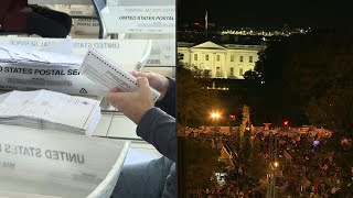Cierran las urnas en EEUU y manifestantes se reúnen frente a la Casa Blanca | AFP
