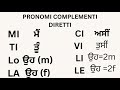 part 1 ਸਿੱਖੋ ਸੌਖੇ ਤਰੀਕੇ ਨਾਲ italiano how to use pronomidiretti@italianwithkulwinder