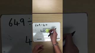 Year 4 (LKS2) Short Division