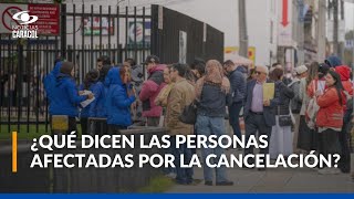 Se cancelaron las citas para la expedición de visas en la Embajada de Estados Unidos, en Bogotá