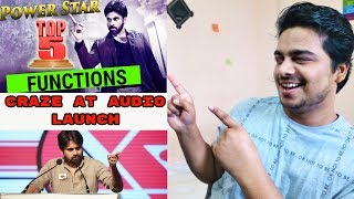 Pawan Kalyan Craze at Top 5 Functions | Powerstar | Reaction Video || Oye Pk || Jansena Party ||